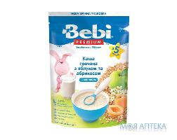 Каша Молочна Bebi Premium (Бебі Преміум) гречана з яблуком і абрикосами з 5 місяців, 200г