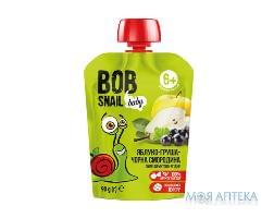 Равлик Боб (Bob Snail) Бебі пюре яблуко, груша, смородина 90 г пакет
