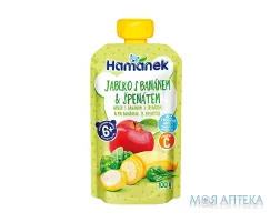 Пюре Hame (Хаме) яблуко, банан, шпинат 100 г