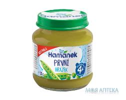 Пюре На Овочевій Основі Для Дитячого Харчування Hamanek (Хаманек) зелений горошок 125 г