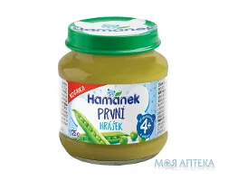 Пюре На Овочевій Основі Для Дитячого Харчування Hamanek (Хаманек) зелений горошок 125 г