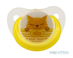 Пустушка Baby Team (Бебі Тім) латексна ортодонтична 3202 від 6 місяців 1 штука