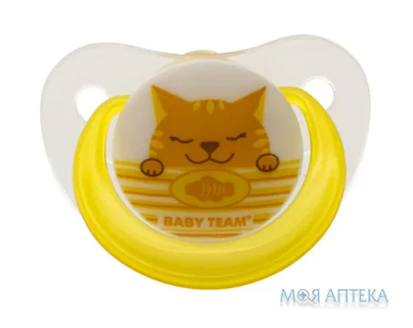 Пустушка Baby Team (Бебі Тім) латексна ортодонтична 3202 від 6 місяців 1 штука