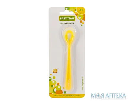 Ложка Baby Team (Бебі Тім) 6107 м`яка силіконова від 4 місяців 1 шт