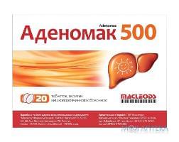 Аденомак табл. 500 мг №20