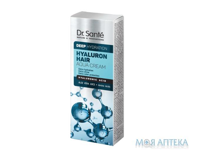 Dr.Sante Hyaluron Hair (Др.Санте Гиалурон Хеа) Аква-крем для волос для глубокого увлажнения 100 мл