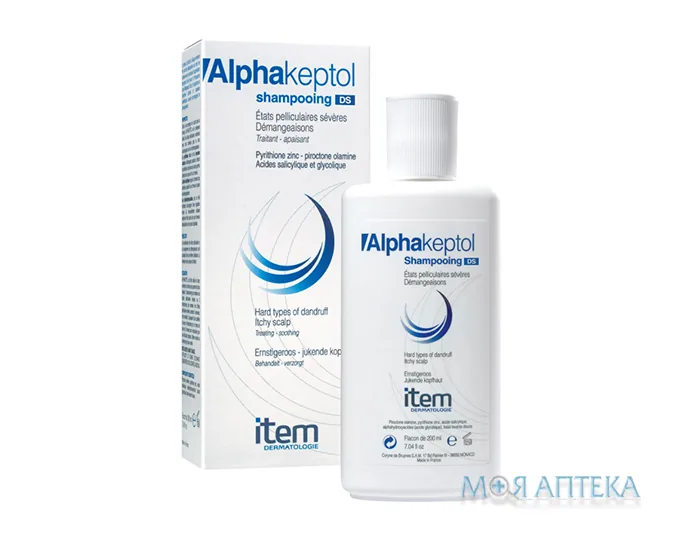 item Alphakeptol DS (ітем Альфакептол ДС) шампунь при тяжких формах лупи 200 мл