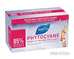 Фіто Фітоціан (Phyto Phytocyane) Засіб проти випадіння ампули по 7,5 мл №12