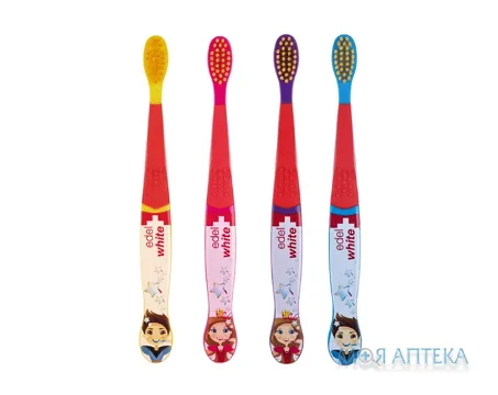 Дитяча зубна щітка-флос Edel White (Едель Вайт) м`яка