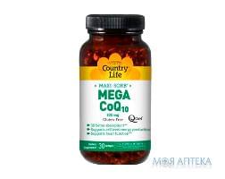Country Life Мега Ко-энзим Q-10 100 мг 30 мягких капсул