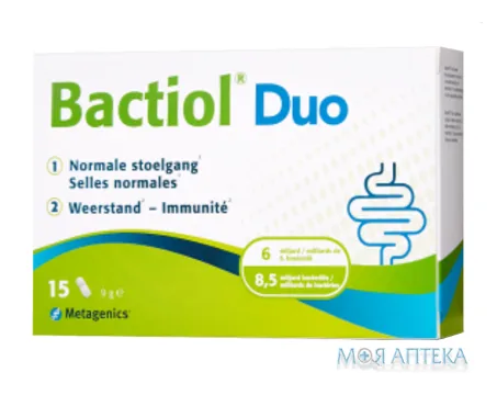 Бактіол Дуо капсули №15