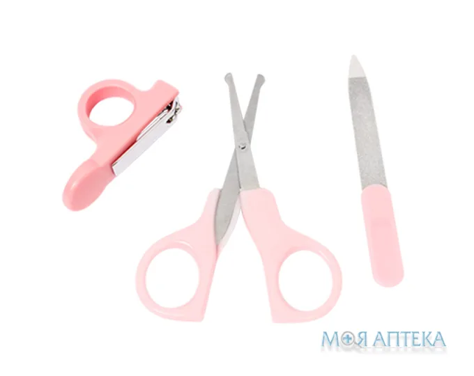 Манікюрний набір Курносики 7080 пилочка, ножиці, щипчики