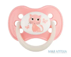 Пустушка Canpol Babies (Канпол Бебіс) 22/597 Animals, силіконова кругла, 18+ міс.