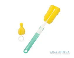 Щітка Для миття пляшок І Сосок Курносики 7095 паралонова