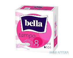 ТАМПОНЫ ЖЕНСКИЕ ГИГИЕНИЧЕСКИЕ BELLA TAMPOO MINI №8