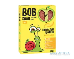 Равлик Боб (Bob Snail) Яблуко-Банан цукерки 60 г