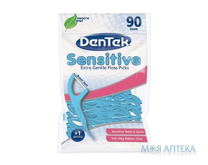 ДенТек (DenTek) Флос-зубочистки Экстра мягкие (Sensitive) №90