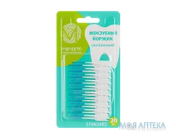 Манорм Йоршик міжзубний силіконовий стандарт 20 шт