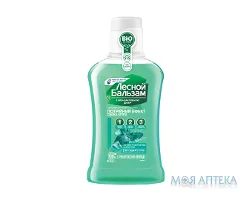 Ополіскувач для ясен Лісовий Бальзам Потрійний ефект, Екстра свіжість, 250 мл