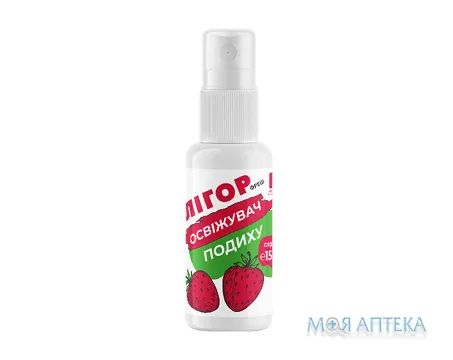 Освіжувач для порожнини рота Лігор Фреш спрей зі смаком полуниці, 15 мл