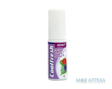 Coolfresh Solo (Кулфреш Соло) Освіжувач для порожнини рота Лісова ягода, м`ята, 20 мл