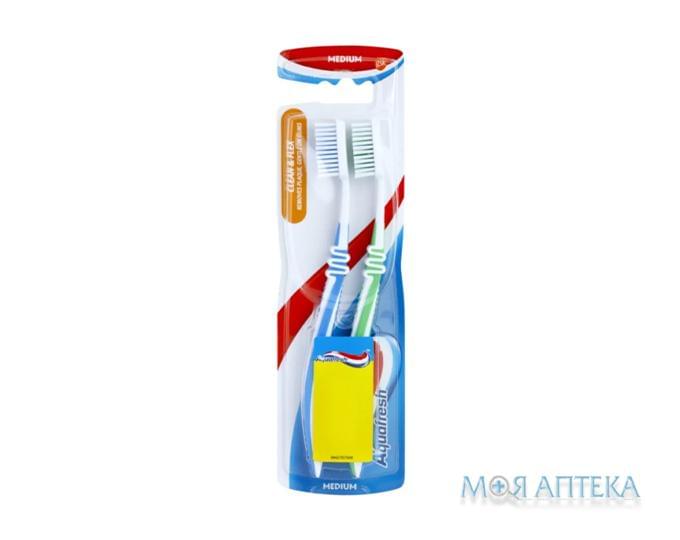 Зубна Щітка Аквафреш (Aquafresh) Clean and Flex середня №2
