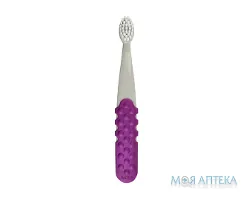 Зубна щітка дитяча (Радіус) Radius Totz Plus екстра м`яка, сіро-фіолетова, 3+