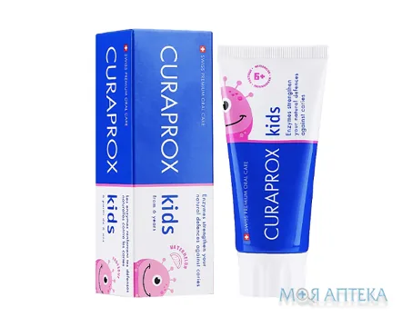 Зубна Паста Curaprox (Курапрокс) Kids з фтором, з 6 років, кавун, 60 мл
