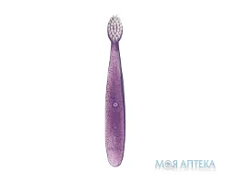 Зубна щітка для немовлят (Радіус) Radius Totz екстра м`яка щетина, фіолетова, з 18 міс.