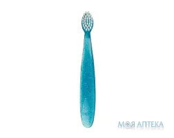 Зубна щітка для немовлят (Радіус) Radius Totz екстра м`яка щетина, синя, з 18 міс.