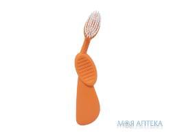 RADIUS зубная щетка FLEX RIGHT HAND для правши мягкая (скуба) оранжевая