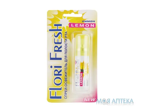Спрей для порожнини рота Flori Fresh (Флорі Фреш) лимон, 15 мл
