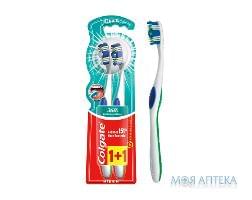 Зубна Щитка Колгейт (Colgate) 360 Clean средняя 2 шт