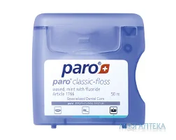 Paro Swiss (Паро Свіз) Зубна нитка Класична вощена 50 м