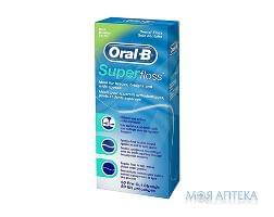 Dental floss Oral-B (Орал-Би) Super Floss для брекетов систем и протезов, 50 нитей