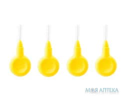 Paro Swiss (Паро Свіз) Міжзубні щітки 3star grip xx-тонкі, жовті 2.6 мм №4