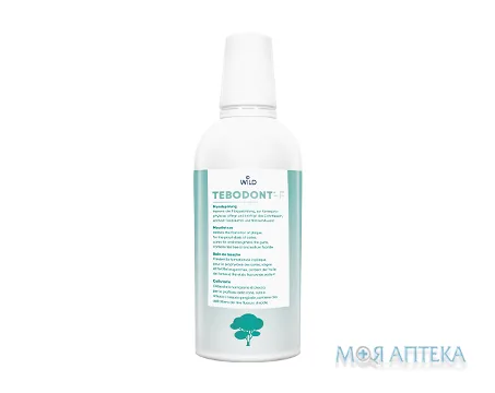 Tebodont-F (Тебодонт-Ф) Ополіскувач Для Порожнини Рота з маслом чайного дерева і фторидом 500 мл