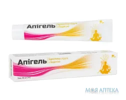 Апігель бджолина отрута з бодягою гель по 50 мл у тубах