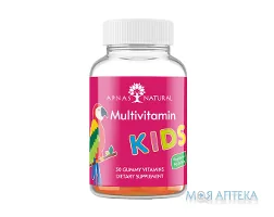 Мультивітамін для дітей Апнас Натурал (Apnas Natural) пастилки жув. №30