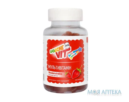 Мультивітамін для дітей Дольче Віт (Dolche Vit) пастилки желейні на основі пектину №90