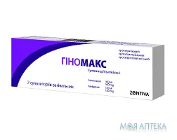 Гіномакс супозиторії вагін. 100 мг/150 мг №7