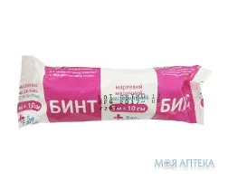 Бинт Марлевий Медичний Нестерильний San Farma (Сан Фарма) 5 м х 10 см