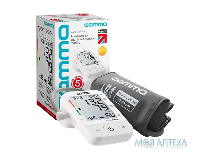 Тонометр Gamma (Гамма) 4Gen автоматичний, Optima