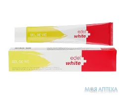 Зубна паста Edel White (Едель Вайт) трав`яна з сіллю Швейцарських Альп, 75 мл