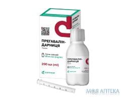 Прегабалін-Дарниця розчин ор. 20 мг/мл по 200 мл у флак. з адапт.