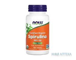 NOW (Нау) Спіруліна табл. 500 мг №100