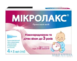 Мікролакс р-н ректальн. туба 5 мл, з укороч. наконечником №4