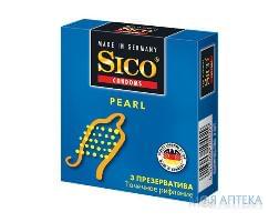 Презервативи Sico (Сіко) Pearl з точковим рифленням №3