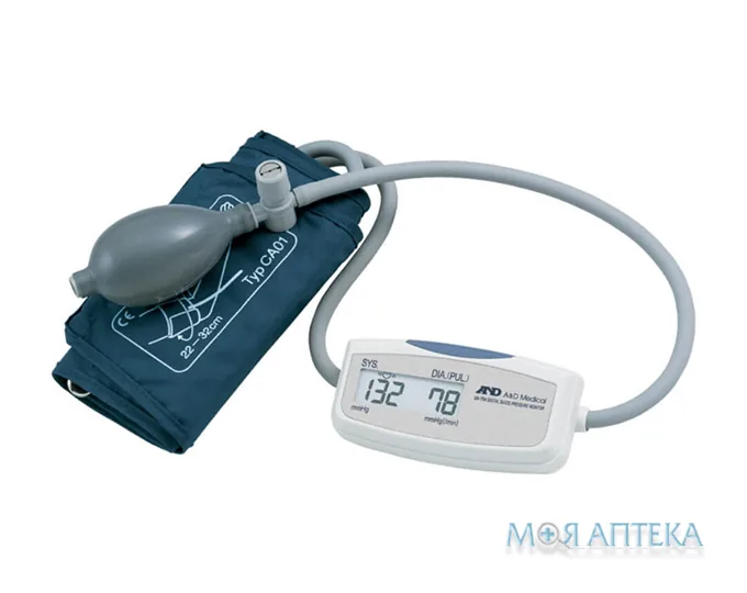 Тонометр AND (АНД) напівавтоматичний, UA-704