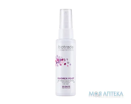 Biotrade Odorex (Біотрейд Одорекс) Спрей-антиперспірант для ніг тривалої дії, 10 днів захисту, 40 мл